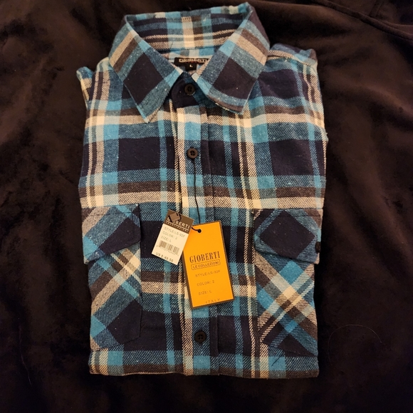 Gioberti Other - Gioberti (Le Collezioni) Italy Men's Long Sleeve Plaid Button Down Shirt